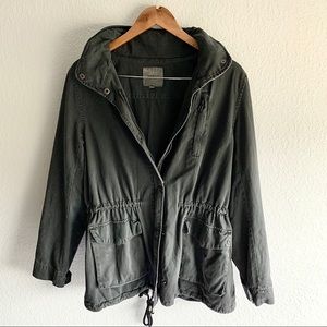 Thread & Supply Drawstring Waist Cargo Jacket